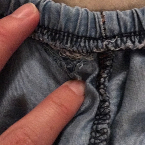 Brandy Melville Chambray Eve Shorts - Picture 3 of 3